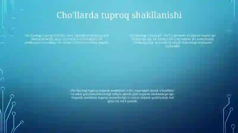 Chala ChoʻL Tuproqlari 3