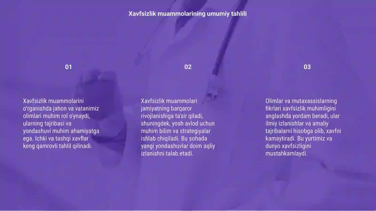 Xavfsizlik muammolari 3