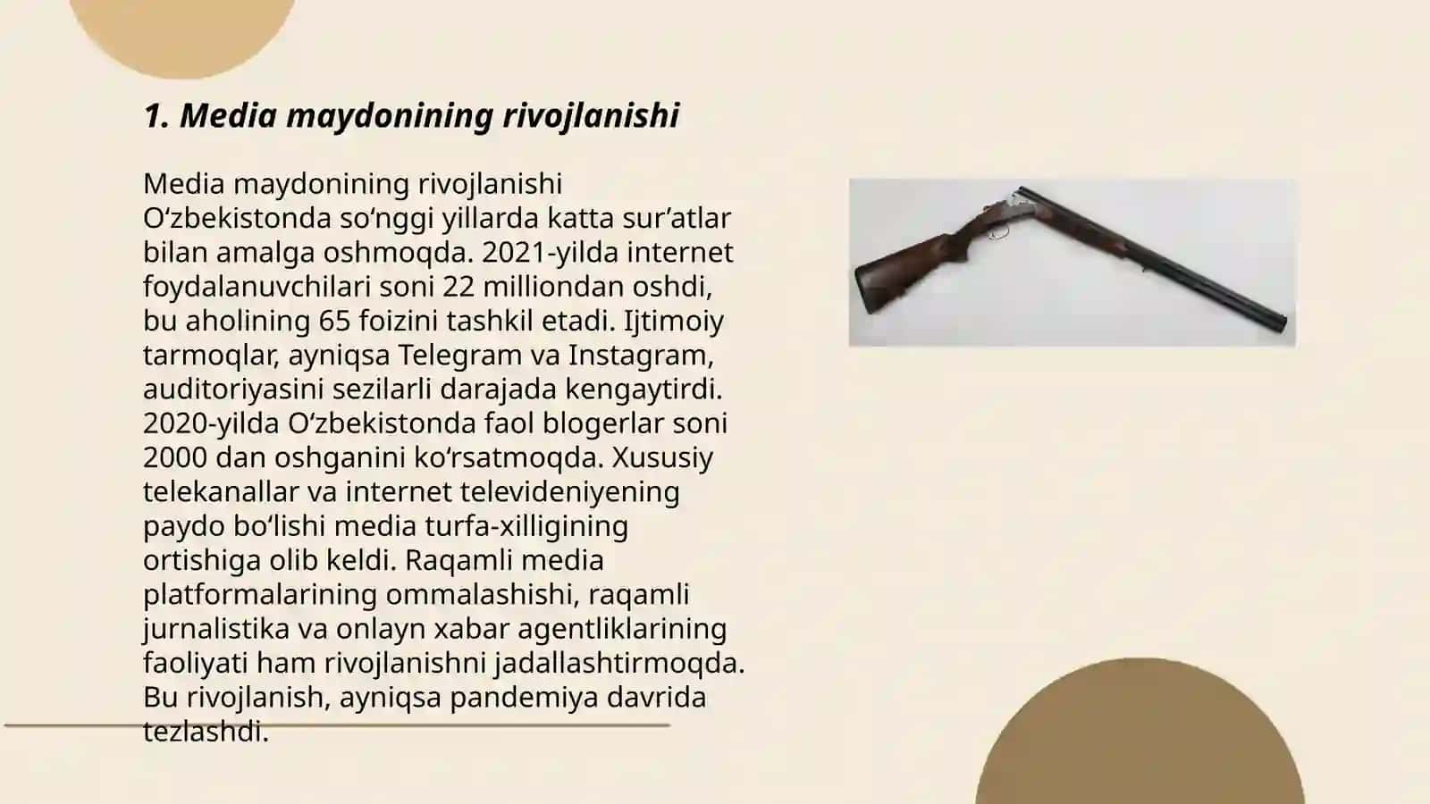 Media maydon va internet imkoniyatlari 3
