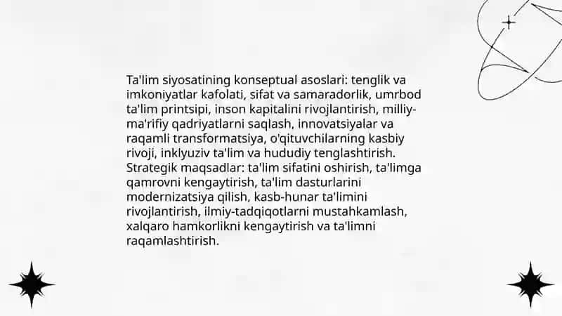 Oʻzbekiston Respublikasida taʼlim tizimini rivojlantirishning konseptual asoslari 3
