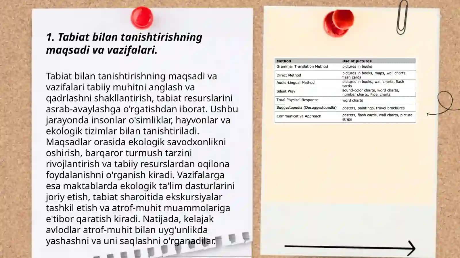 Tabiat bilan tanishtirish oʻqitishda oʻqish metodikasidan foydalanish 3