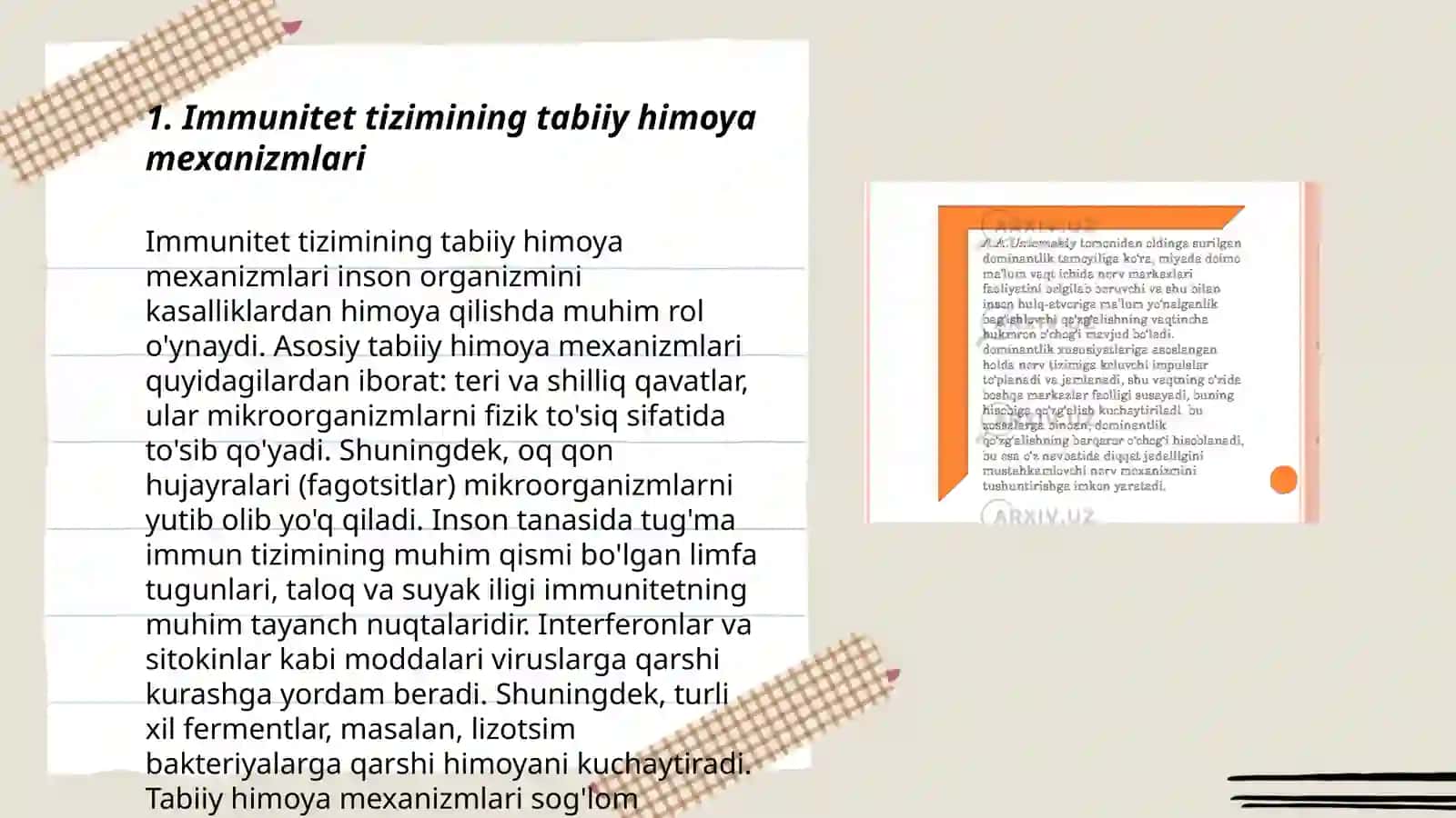 Immun yetishmovchiligining fiziologik asoslari 3