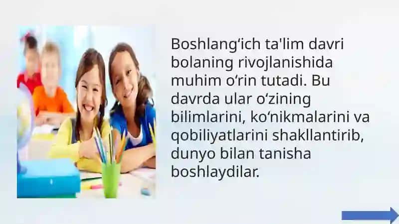 Boshlang‘ich ta'lim o‘quvchisi rivojlanishining asosiy qonuniyatlari 3