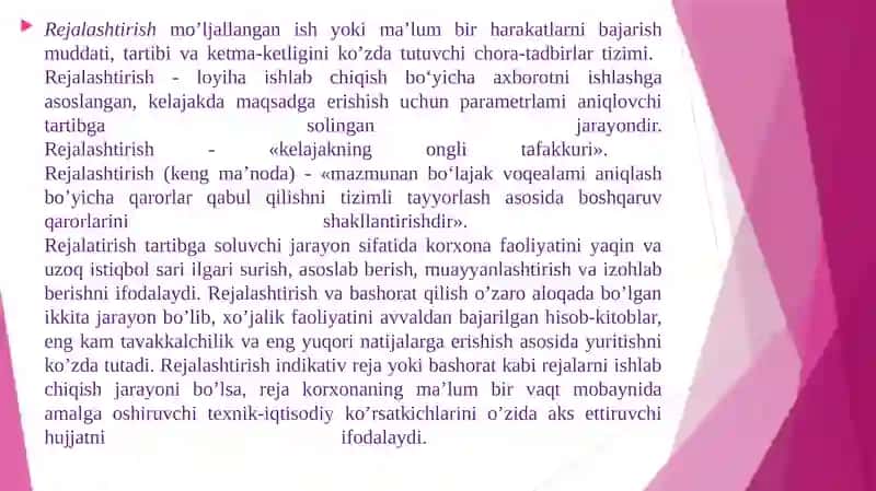 Biznesdarejalashtirishning ahamiyati 3