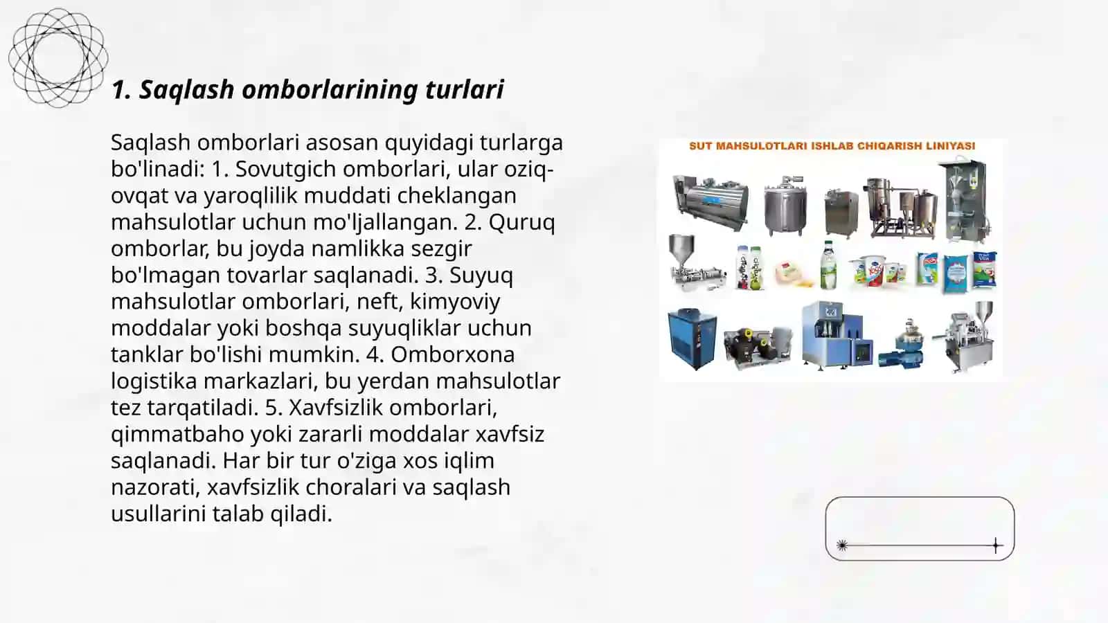 Ildizmeva poliz mahsulotlarini saqlash omborlari 3