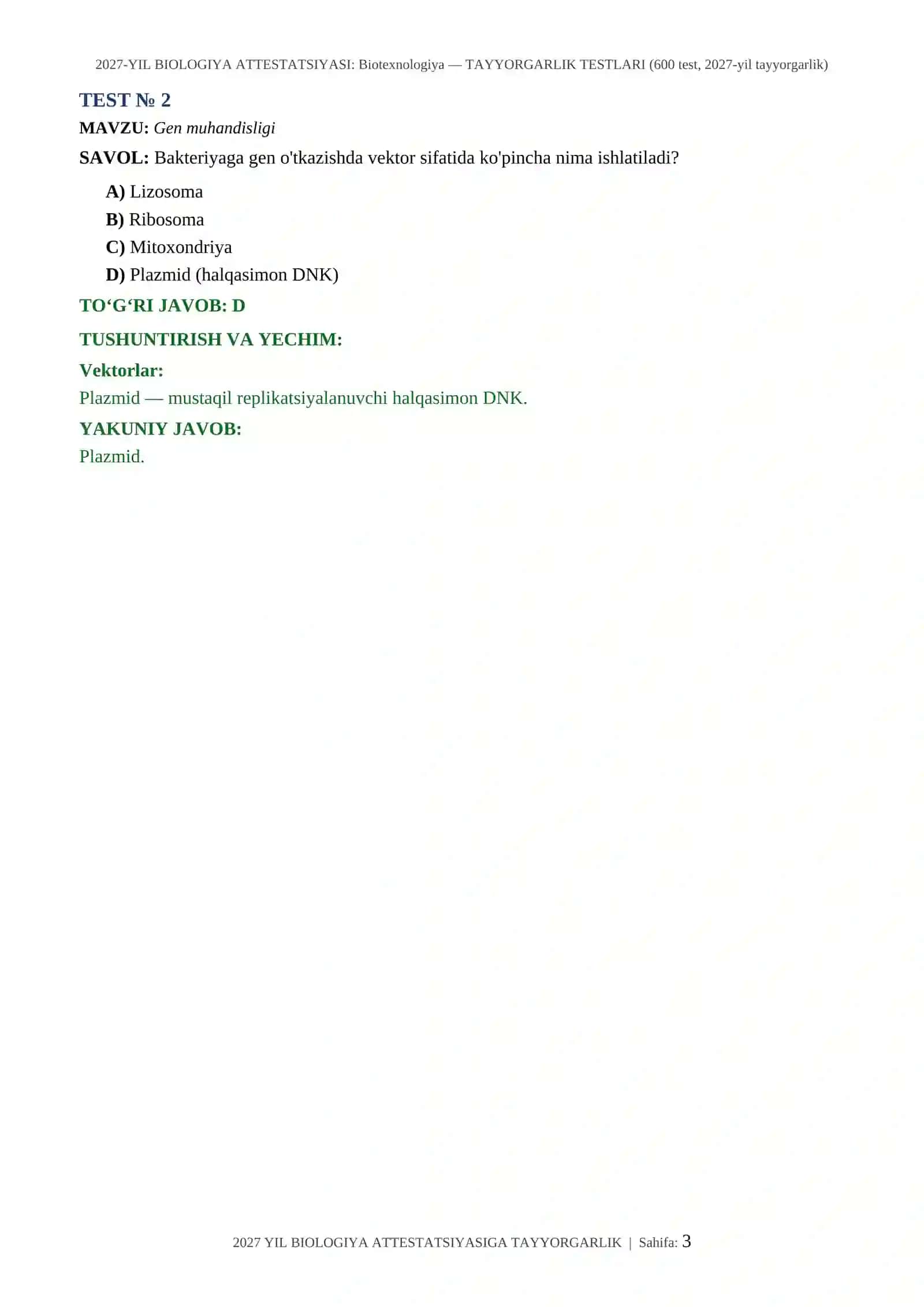 PCR va DNK texnologiyalari 3