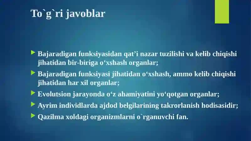 Evolutsiyani isbotlashda biogeografiya fani dalillari 3