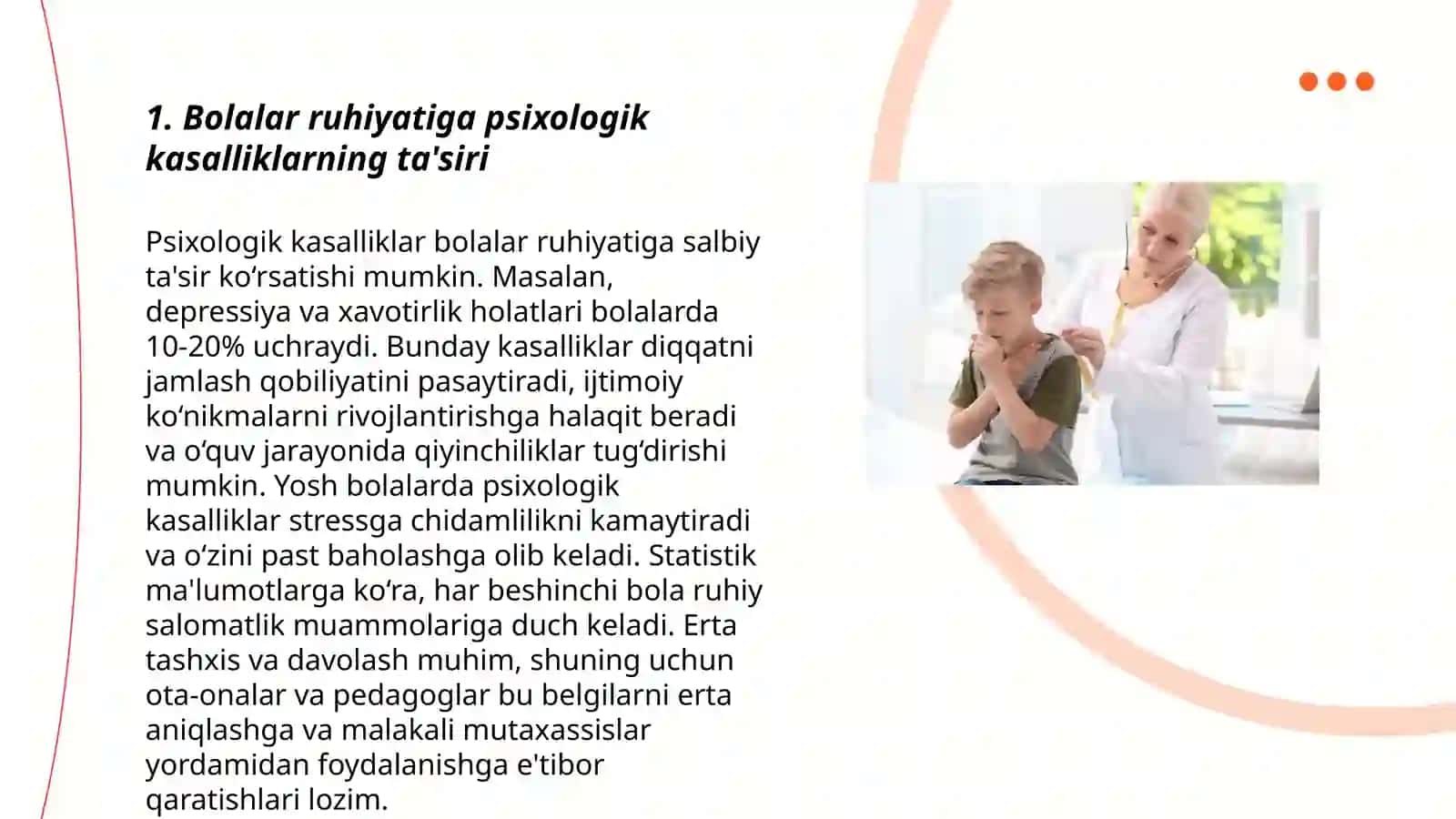 Bolalar ruhiyatiga psixologik kasalliklarning ta'siri 3