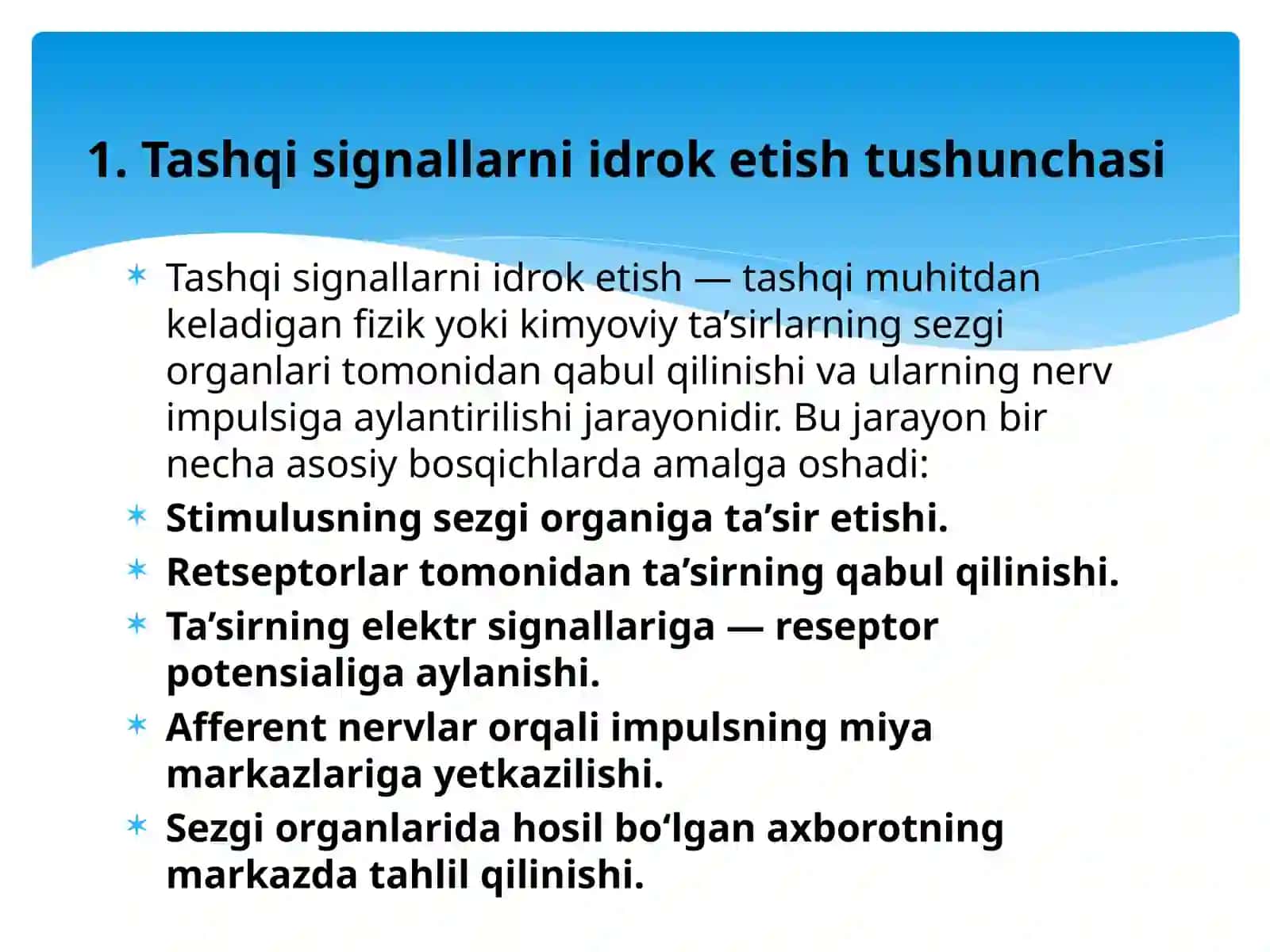 Tashqi signallarni idrok etish tushunchasi 3