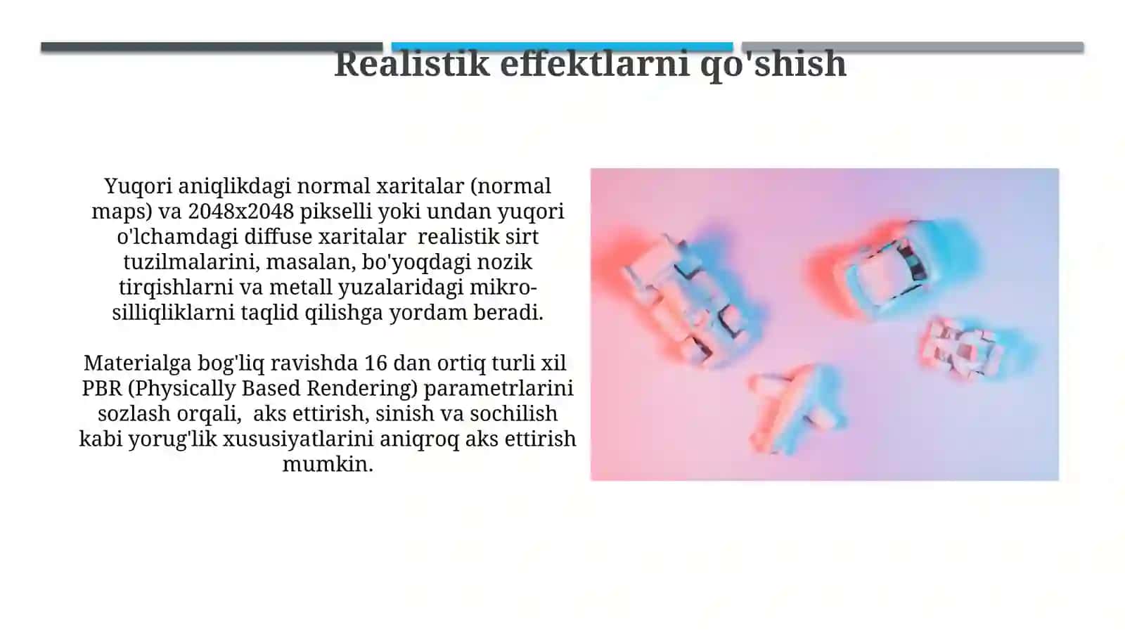 Yuqori Poligoʻnli Avtomobil Modellarini Yaratish 3