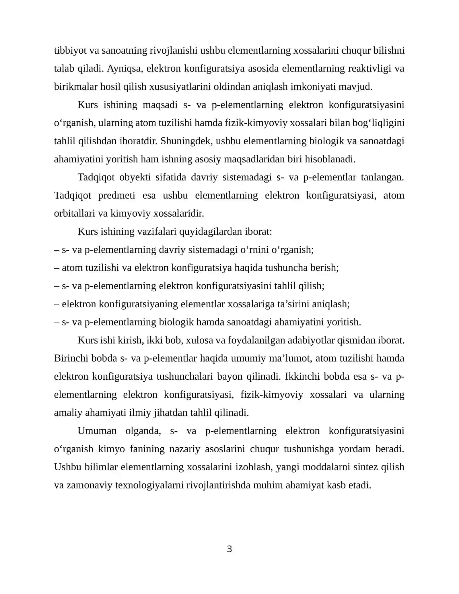 s- VA p- ELEMENTLARNING ELEKTRON KONFIGURATSIYASI 3