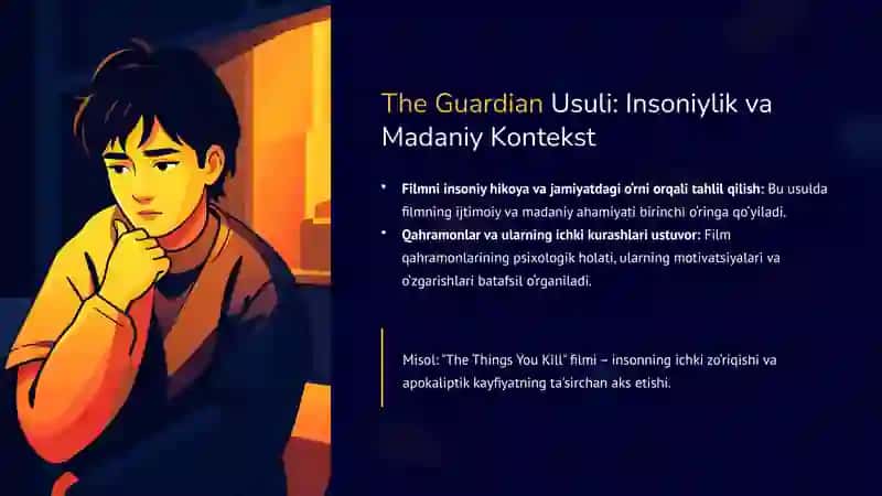 Filmning Tanqidiy Tahlili: The Guardian va IndieWire Usullari 3