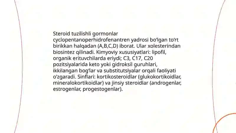 Steroid tuzishli gormonal preparatlari 3