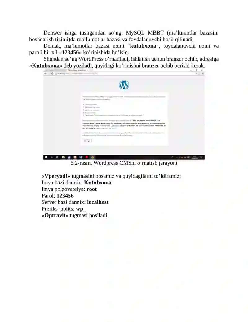 WORDPRESS CMS KONTENTNI BOSHQARUV TIZIMI ASOSIDA INTERAKTIV XIZMATNI YARATISH 3