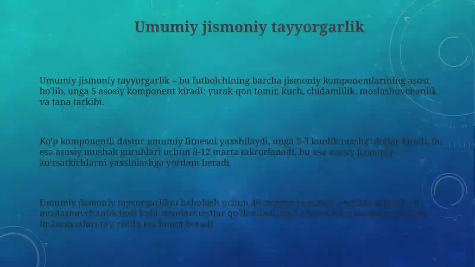 Футболчиларнинг жисмоний таëргарлги 3