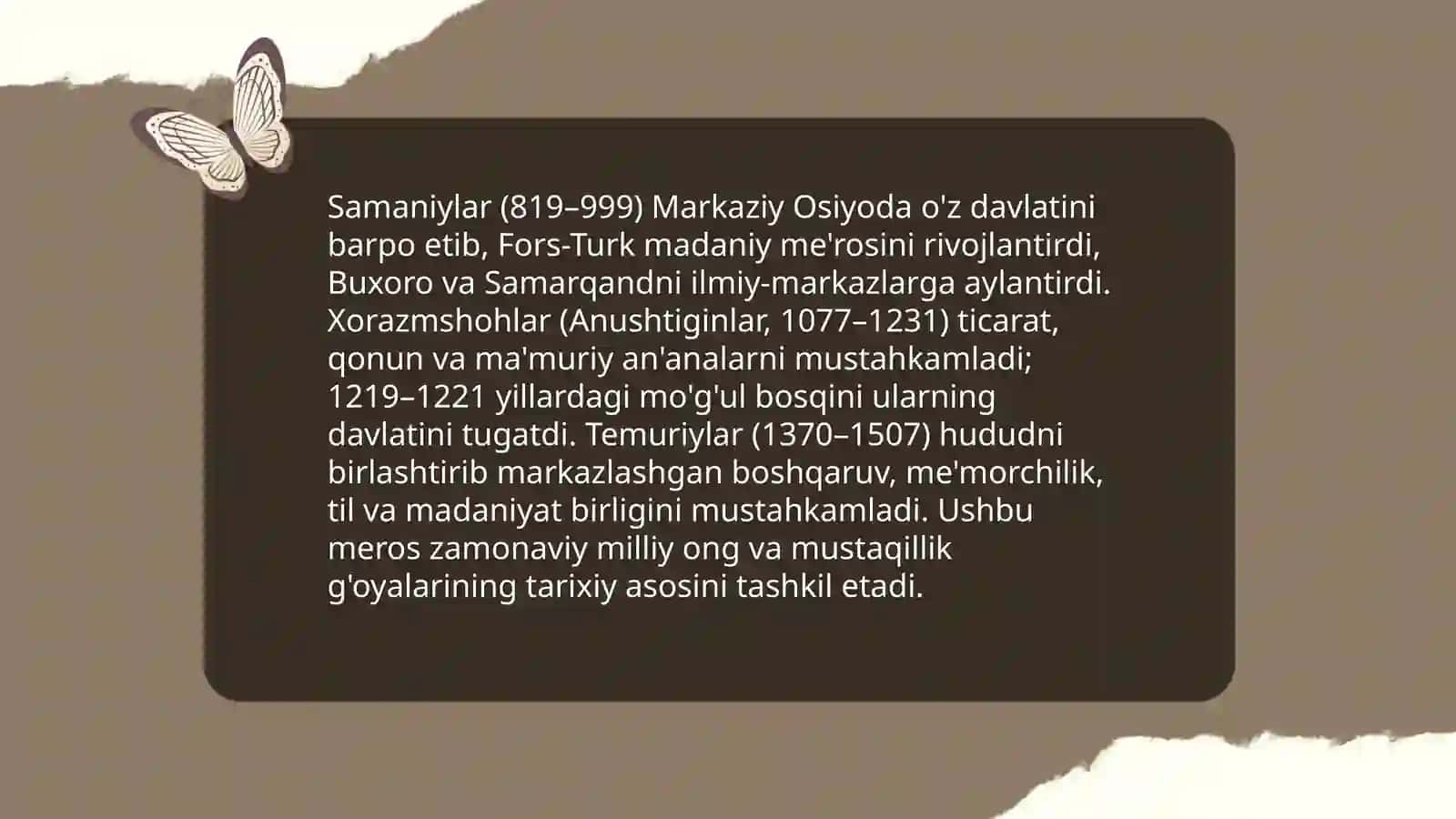 O'zbekistonda mustaqillik g'oyalarining tarixiy asoslari 3