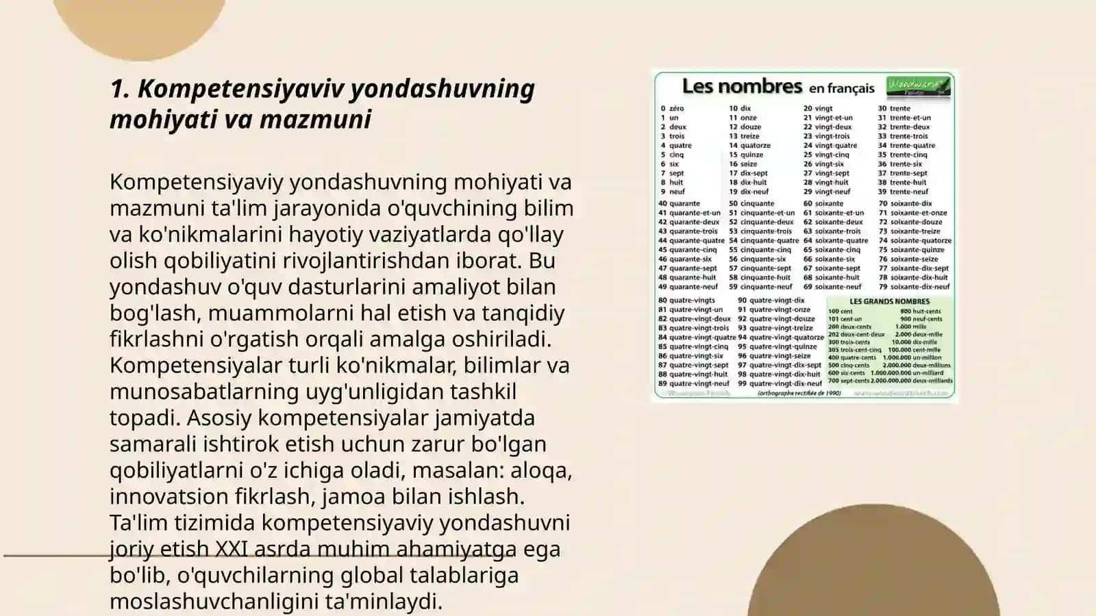 Boshlang'ich sinflarda matematika o'qitishda kompetensiyaviv yondashuv.O'quv dasturi tahlili 3