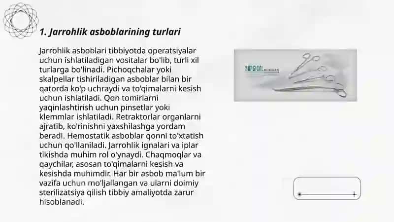 Jarrohlik asboblar 3