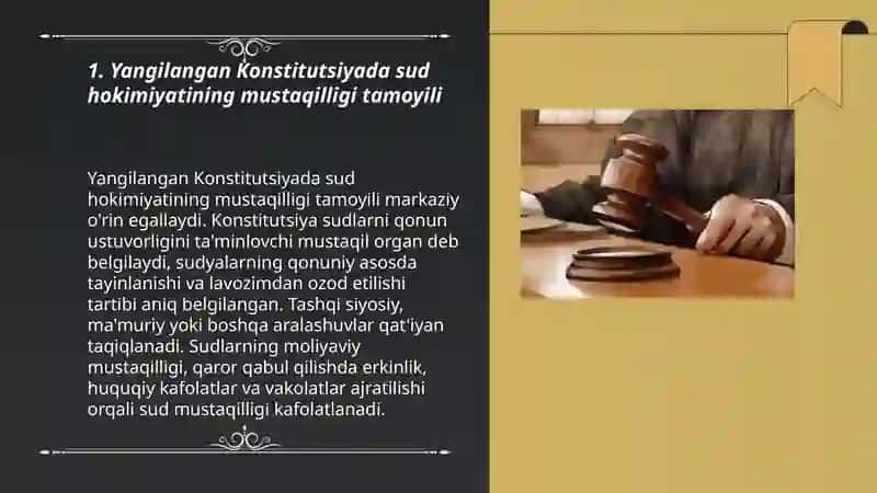 Òzbekiston Respublikasi sud tizimining konstitutsiyaviy asoslari 3