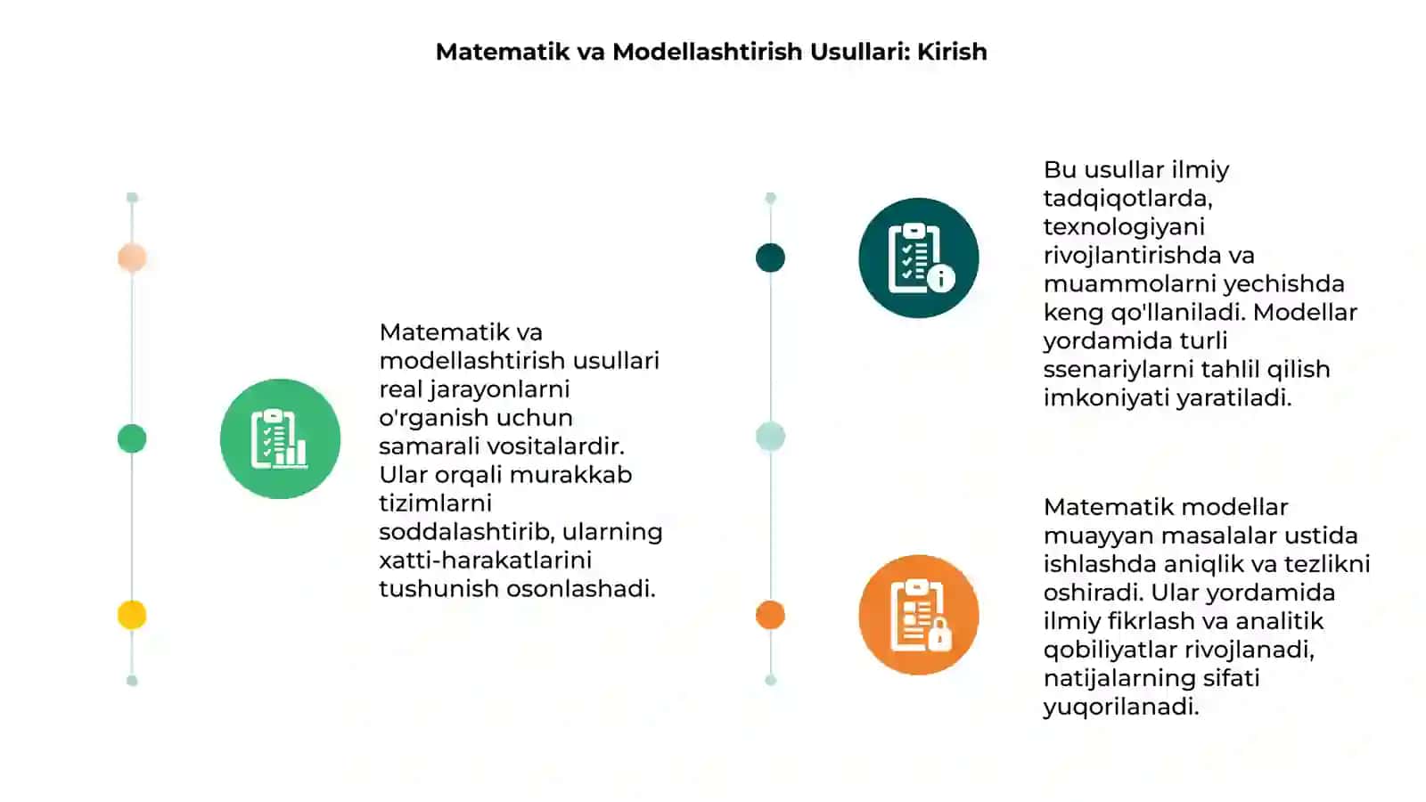 Matematik va Modellashtirish Usullari 3