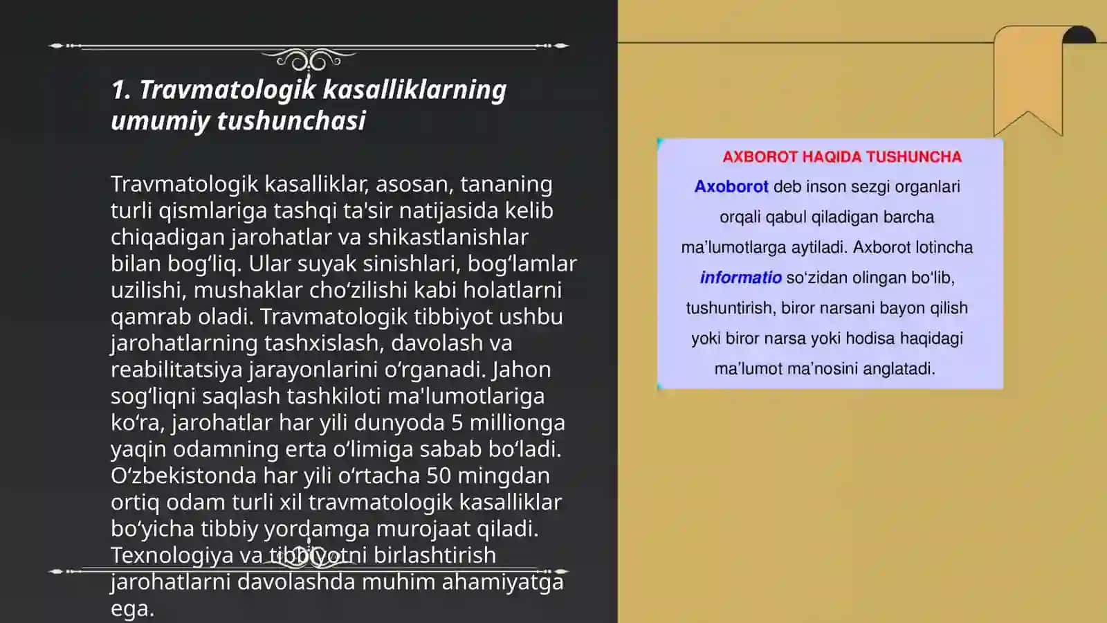 Travmatologik kasalliklari haqida tushuncha 3