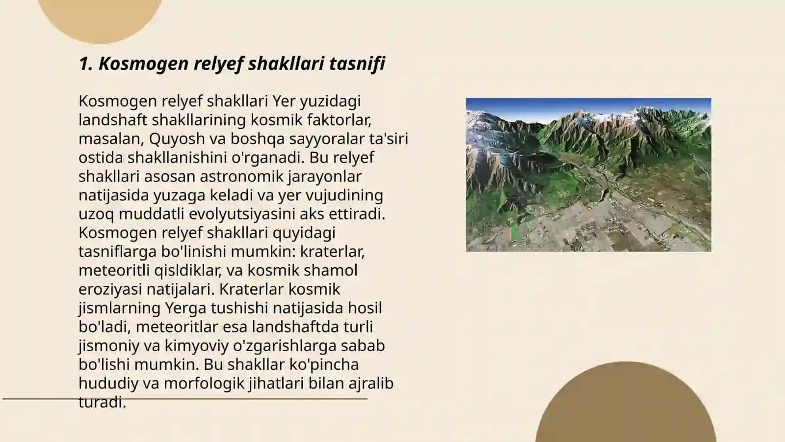 Kosmogen relyef shakillari 3