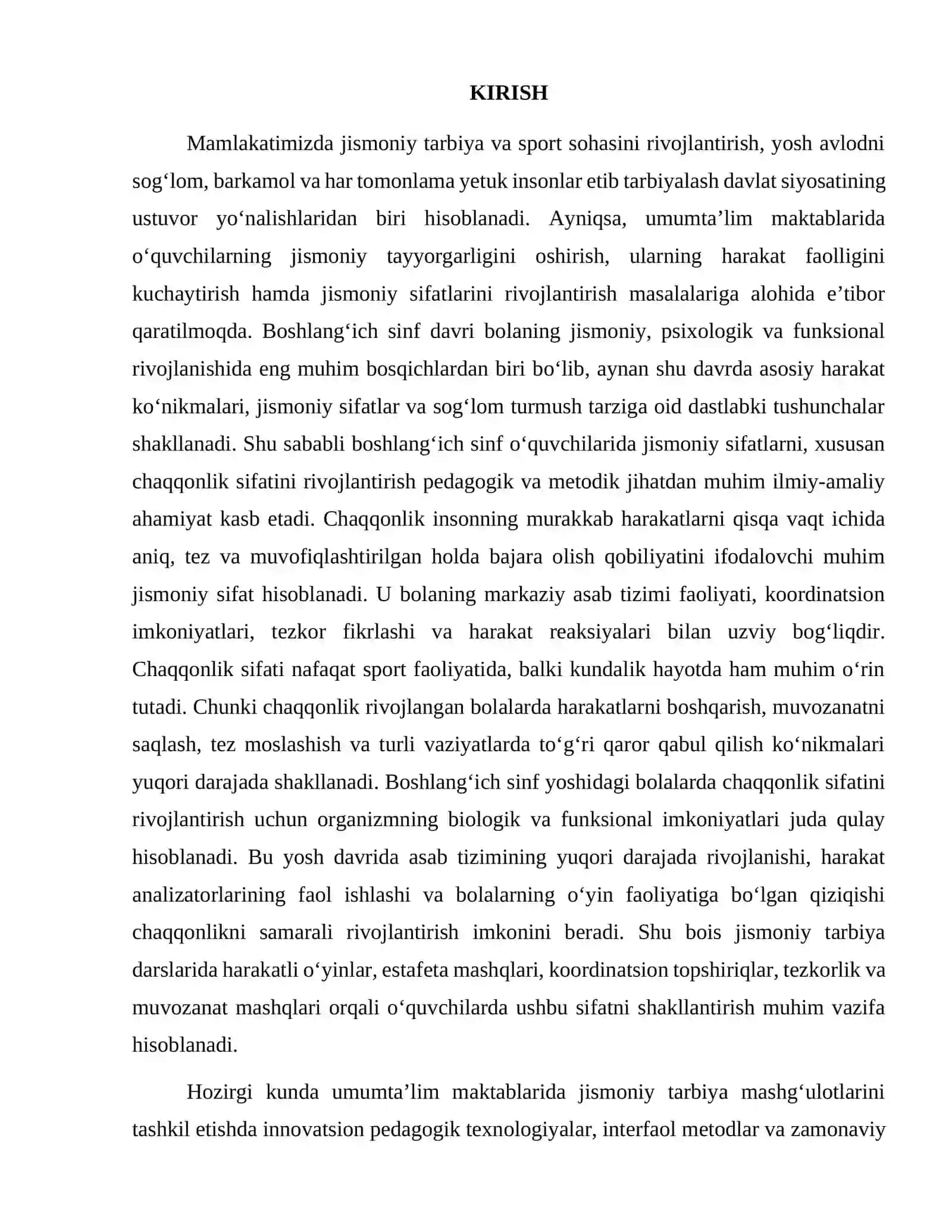 JISMOnIY TARBIYA DARSLARIDA PEDAGOGIK NAZORAT: TAHLIL, XRONOMETRAJ, PULSOMETRAJNING AHAMIYATI 3