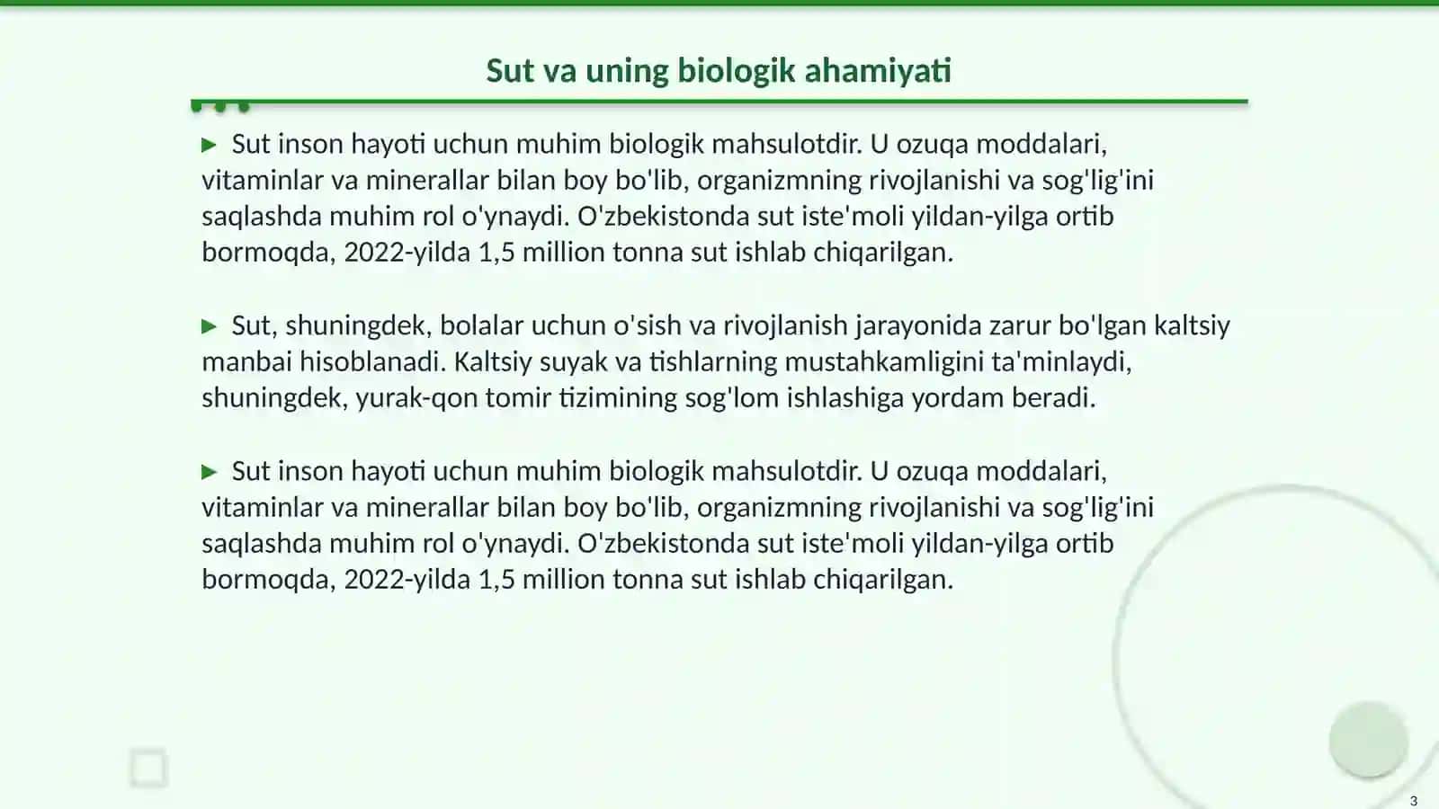 SUT VA SUT MAHSULOTLARI,TUXUM MIKRABIOLOGIYASI 3