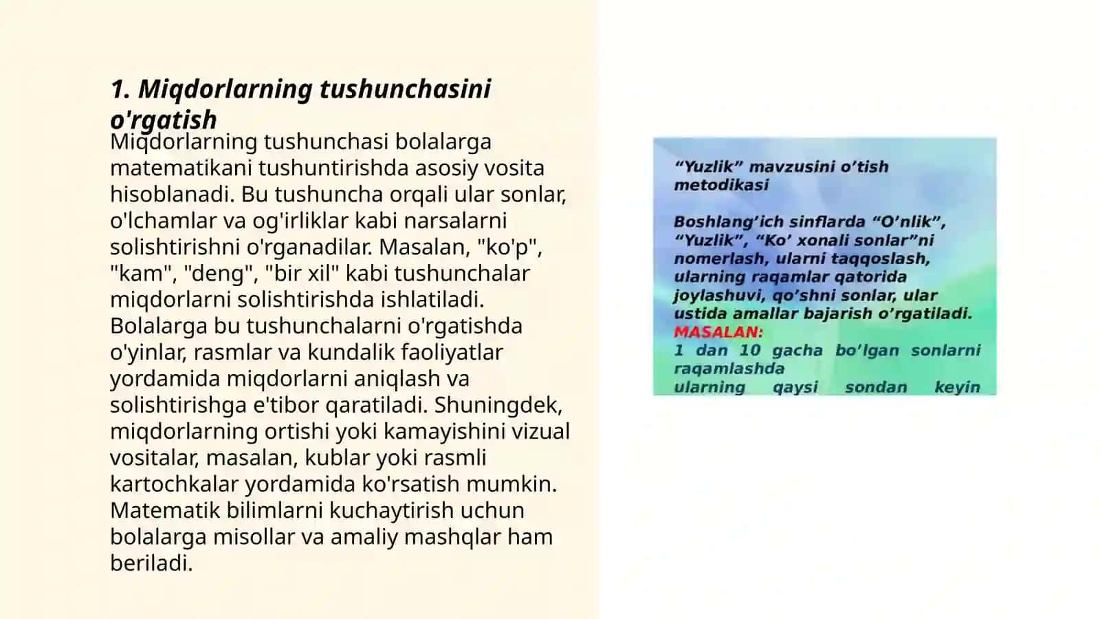 Miqdorlar bilan bog'liq qiziqarli masalalar va ularni yechish metodikasi 3