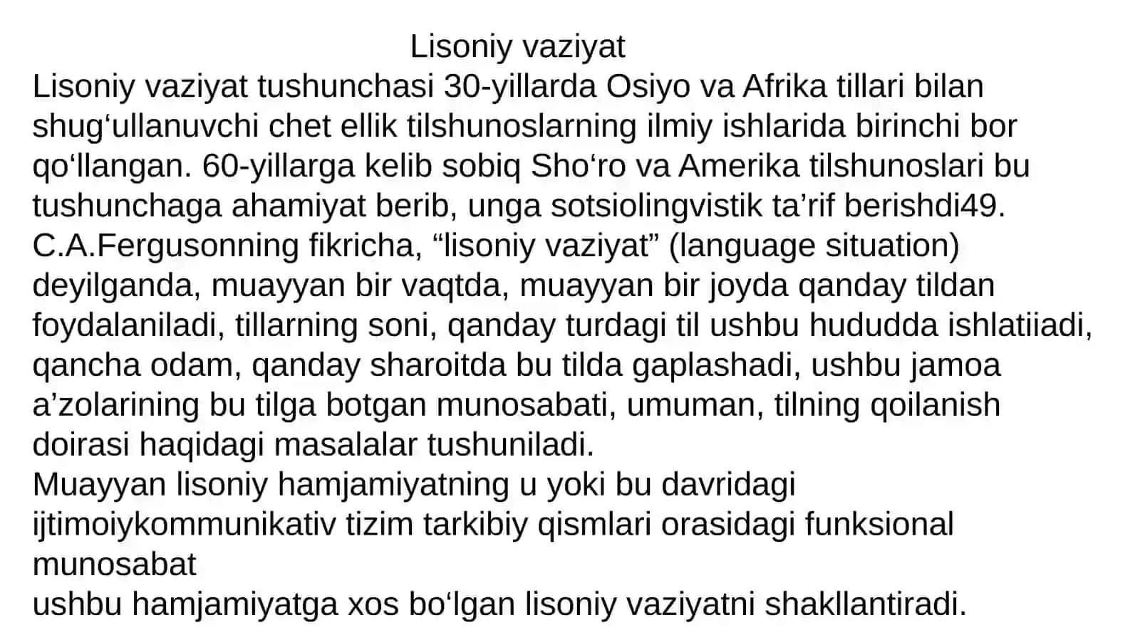 Lisoniy vaziyat va uning turlari 3