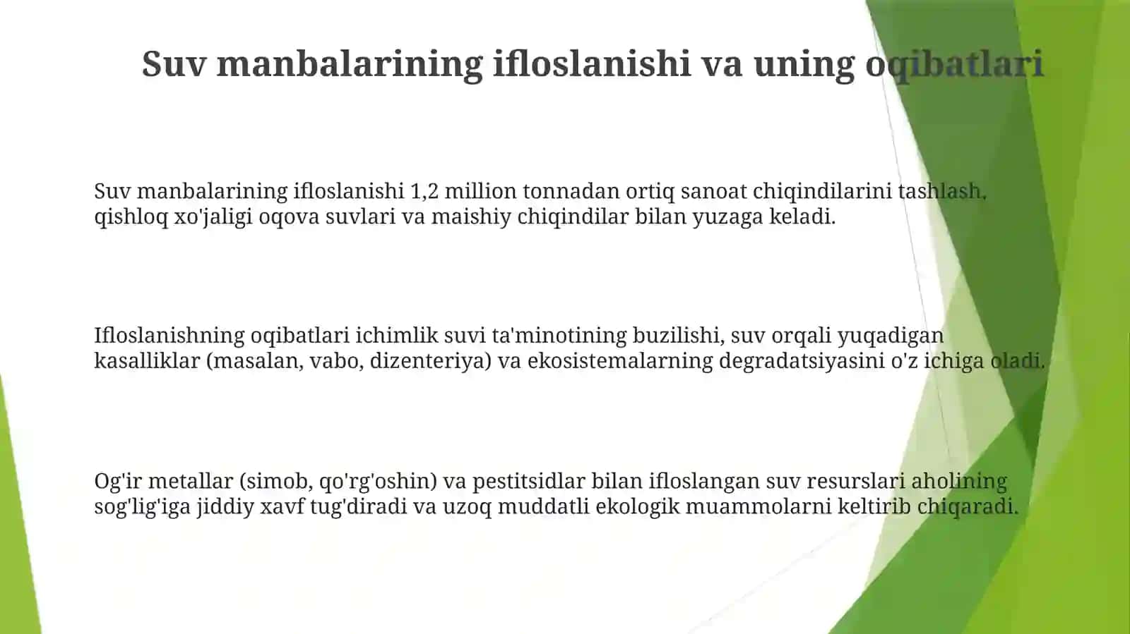 Zamonaviy suv tozalash usullari va texnologiyalari 3