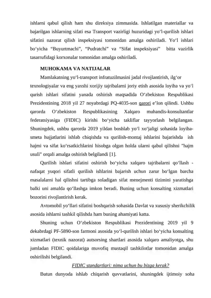 Avtomobil yo'llarini qurishda mashina mexanizlar otryadini shakllantirish o'xiga xos xususiyatlari 3