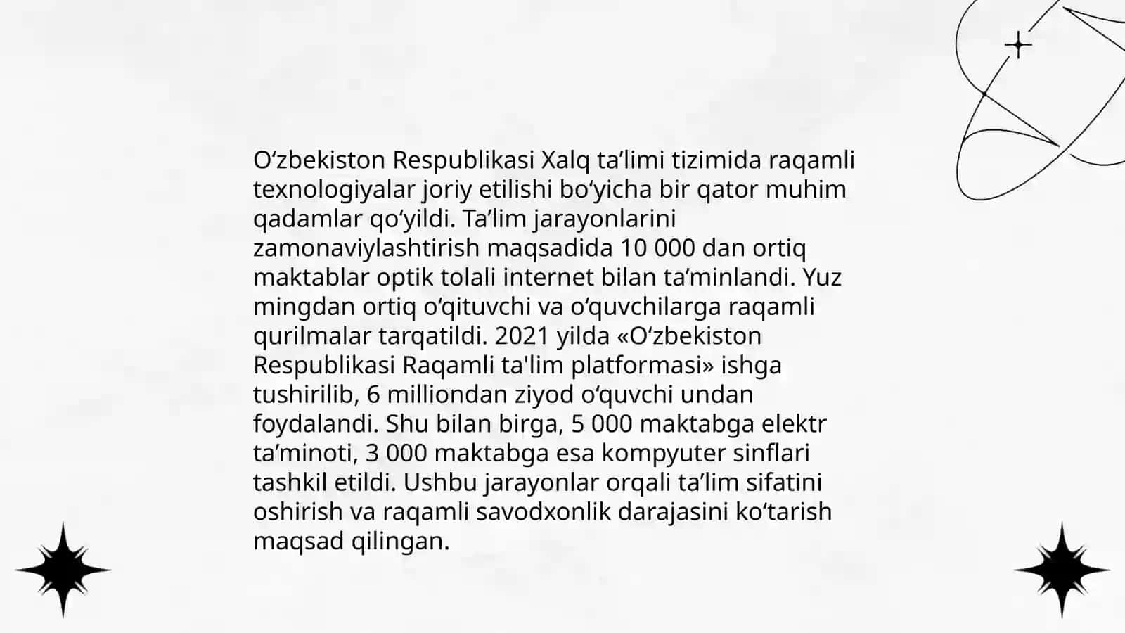 O‘zbekiston Respublikasi Xalq ta’limi tizimini 2030 yilgacha rivojlantirish Konsepsiyasi 3