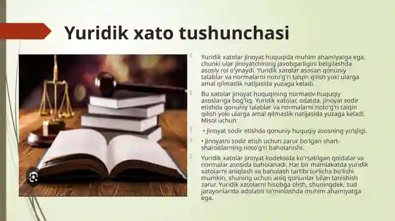 Jinoyat huquqida yuridik va faktik xatolar 3