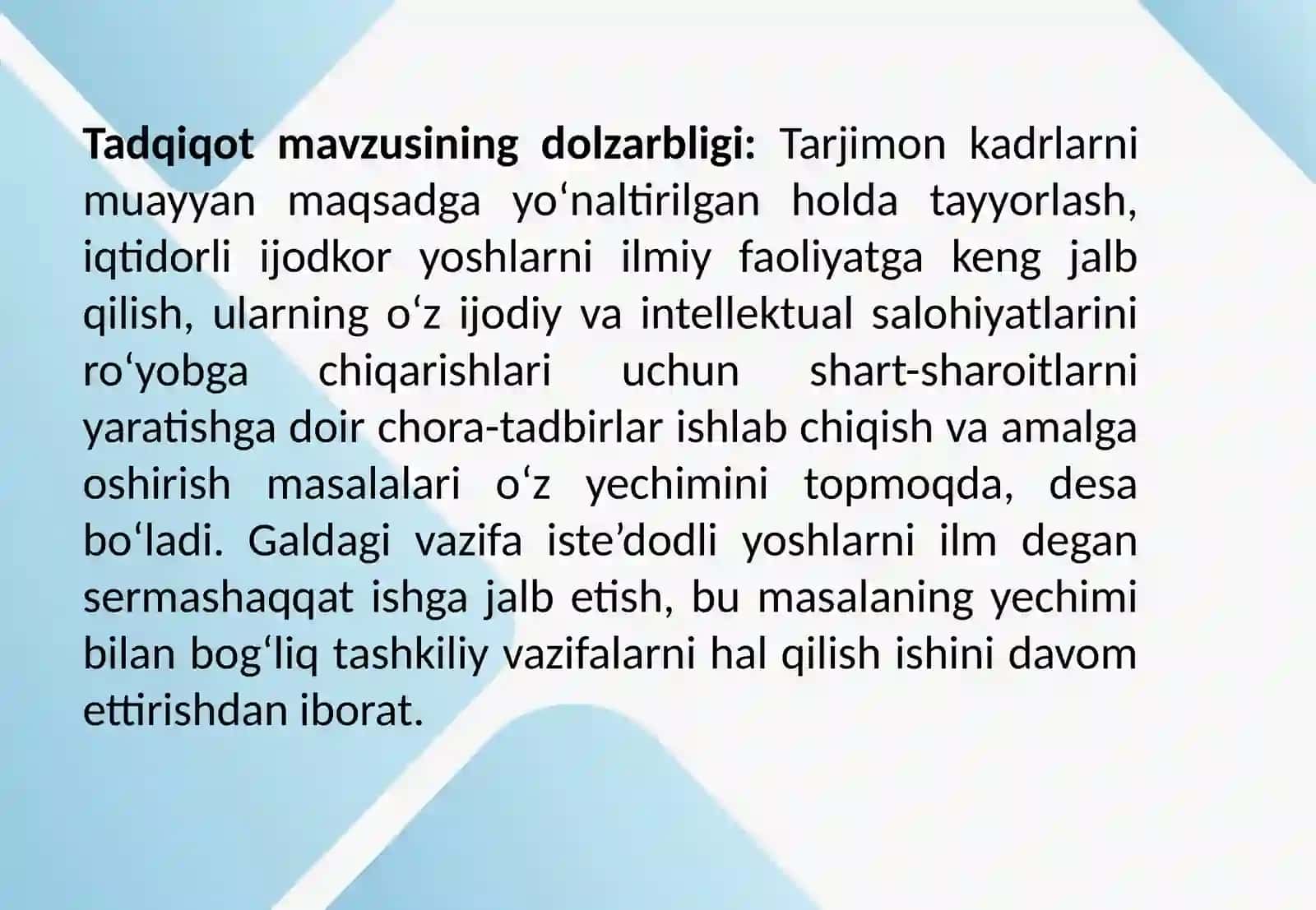 Badiiy asar tarjimonining vazifalari 3
