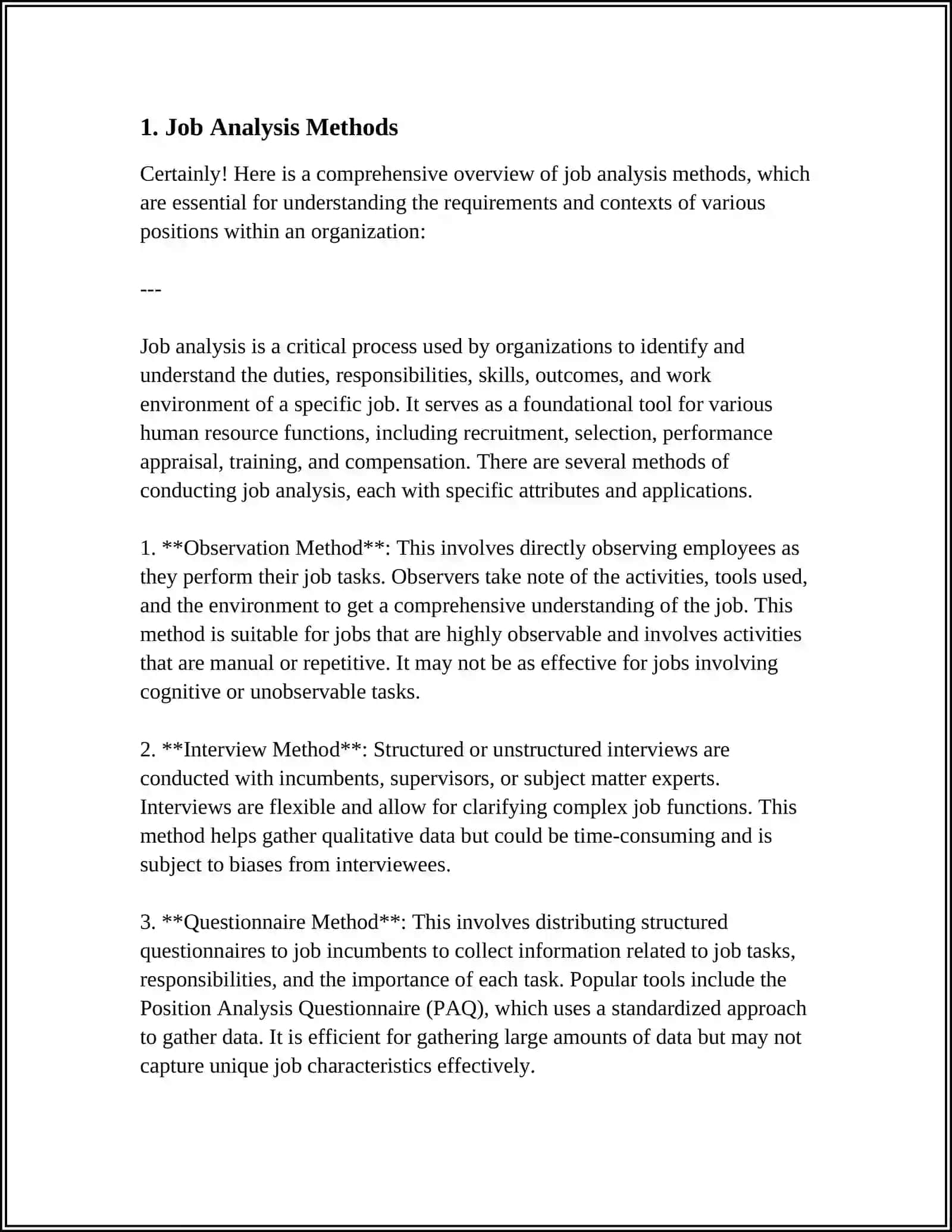 INDUSTRIAL PSYCHOLOGY SELECTING AND EVALUATING EMPLOYEES 3