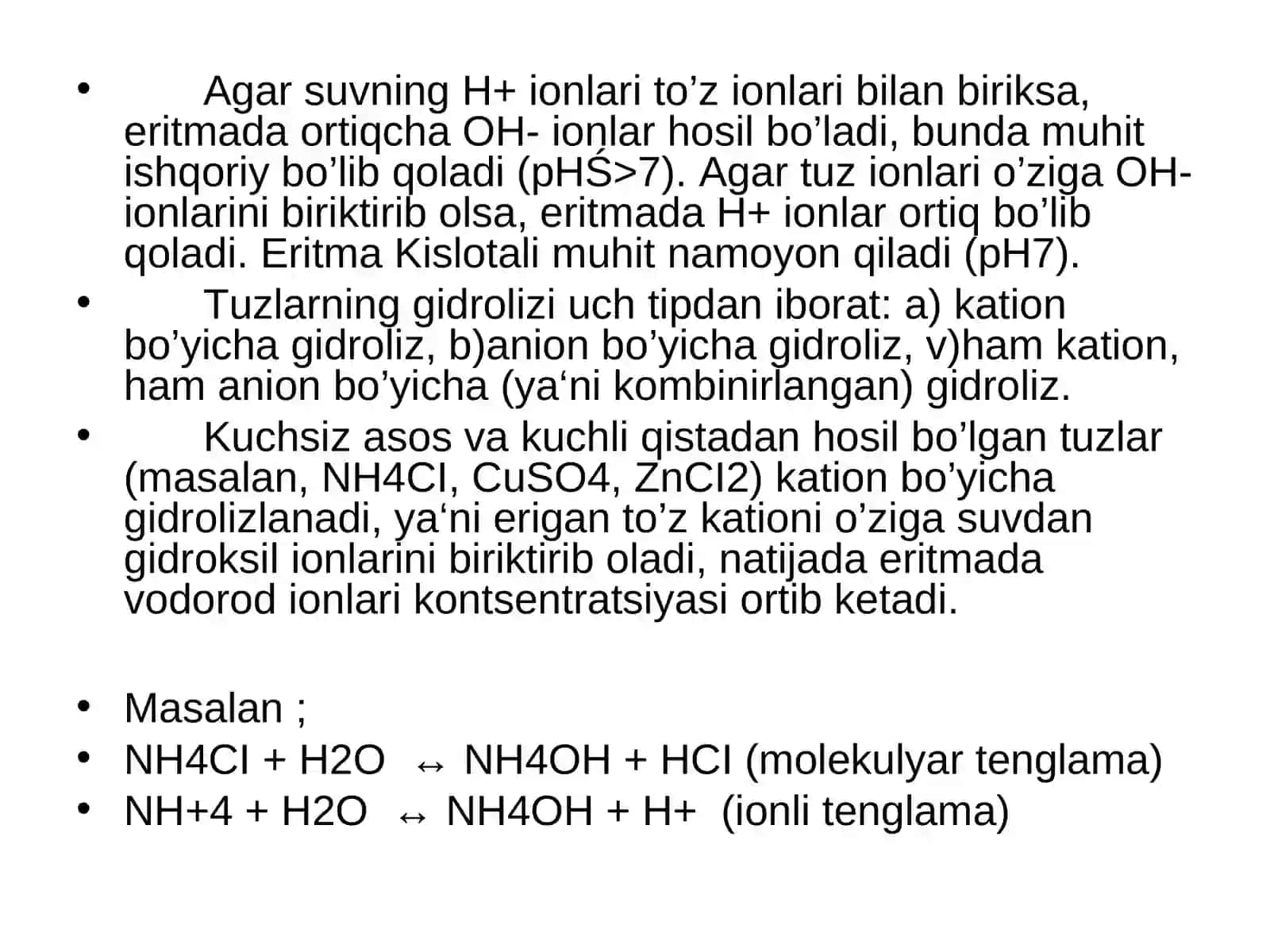 Uchinchi va to`rtinchi guruh kationlari analizining nazariy asoslari 3
