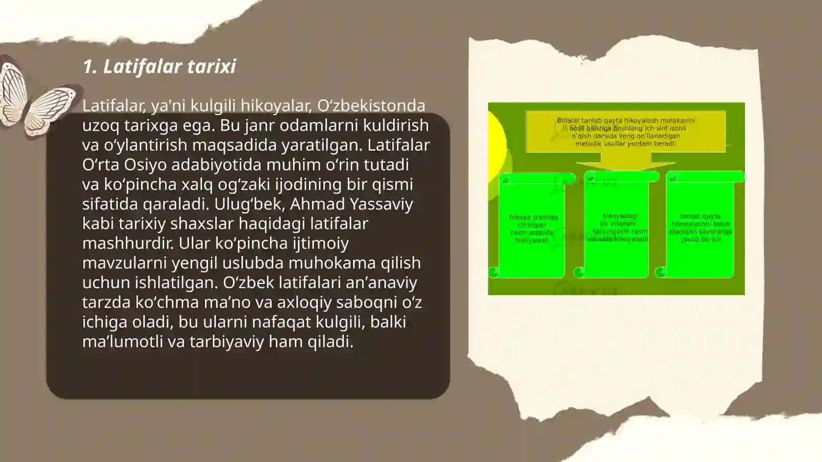 Latifa, lof, aksiya janrlari boʻyicha taqdimot 3