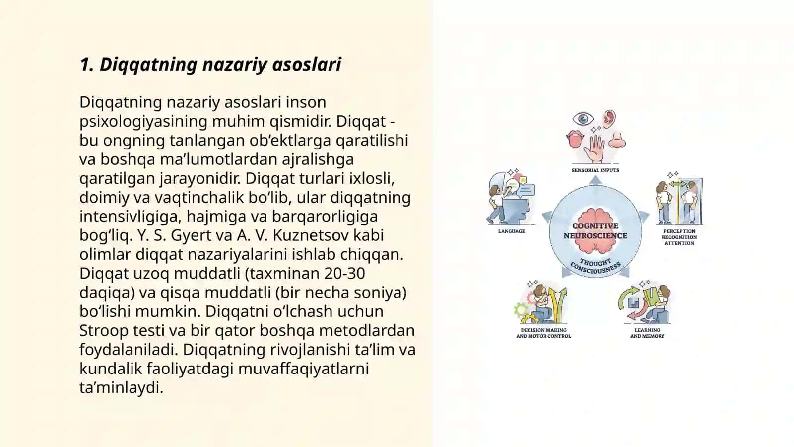 Kognitiv psixologiyada diqqat tadqiqotlari 3