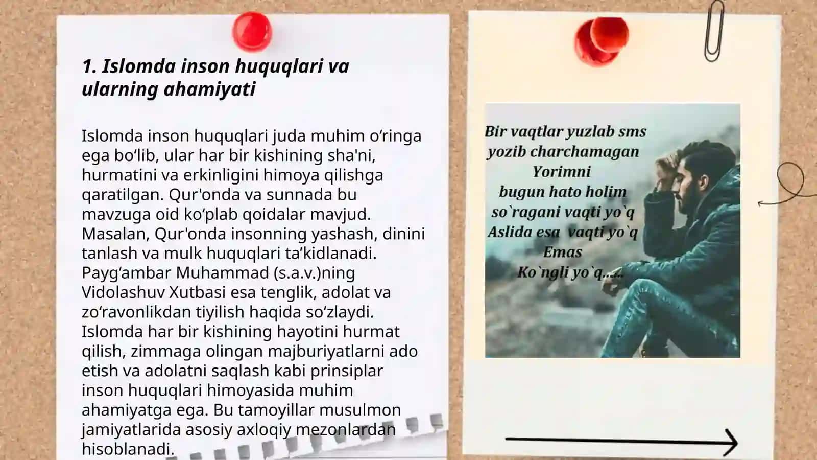 Islomda inson huquqlari himoyasi,ijtimoiy tenglik,adolat va tolerantlik. Aʼzamova Zarnigul 3