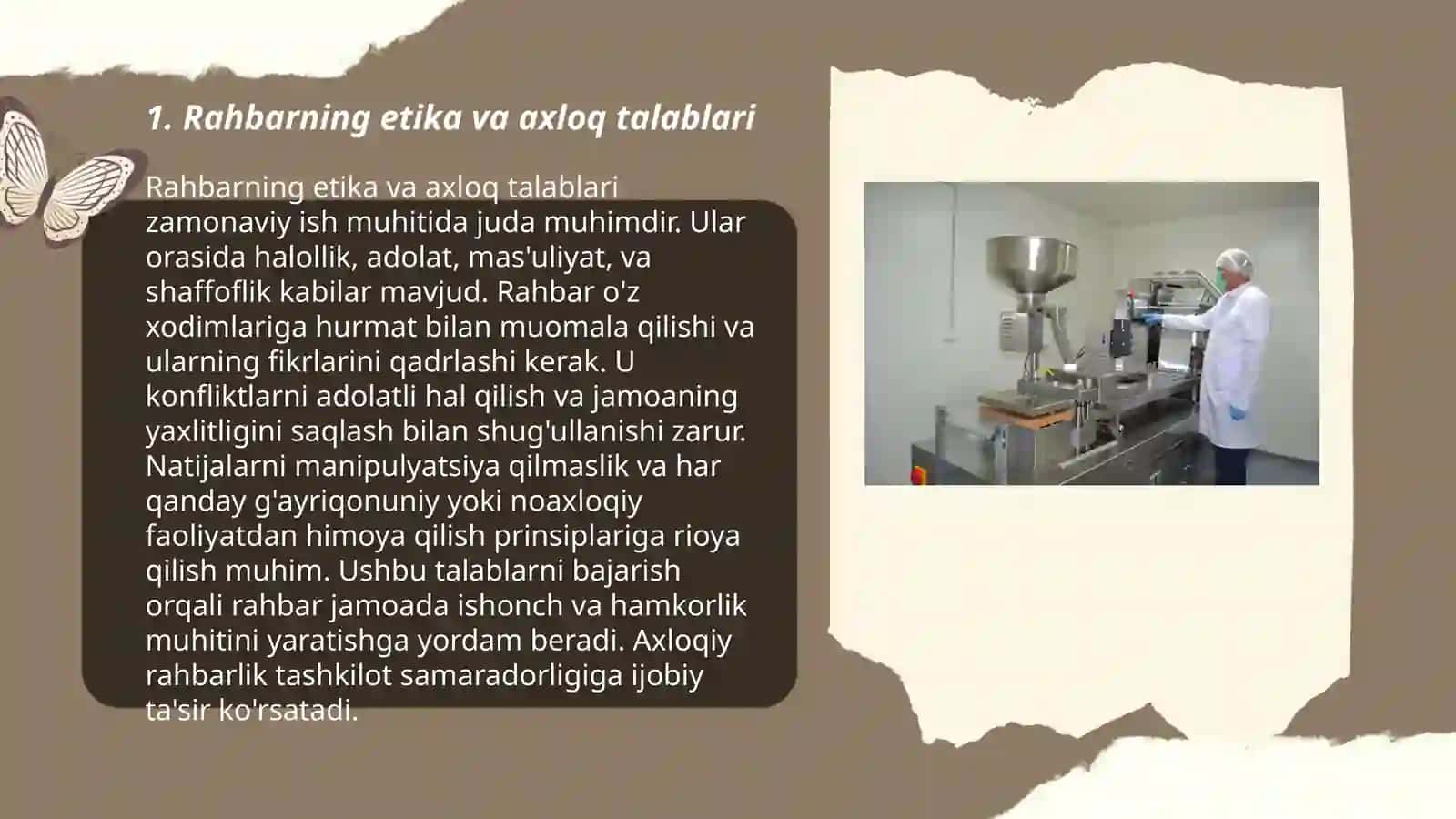 Talablar rahbar va xodimlar uchun 3