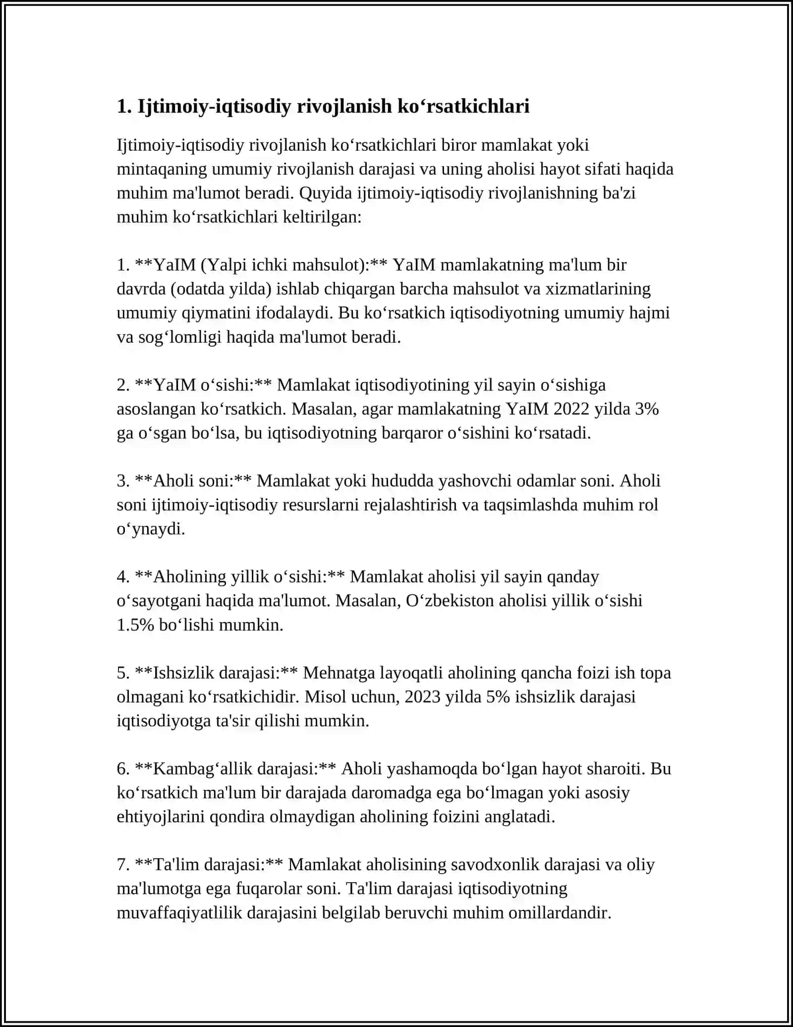 IJTIMOIY-IQTISODIY RIVOJLANISHNI REGRESSIYA TENGLAMALARI ASOSIDA IFODALANISHI 3