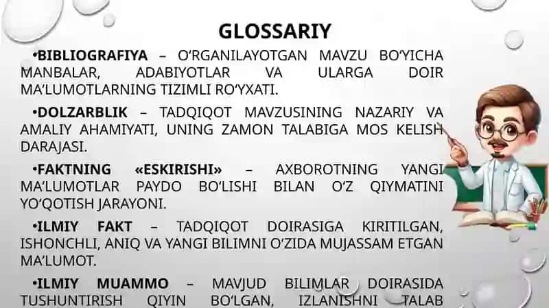 Ilmiy manbalarni izlash va ularni baholash 3