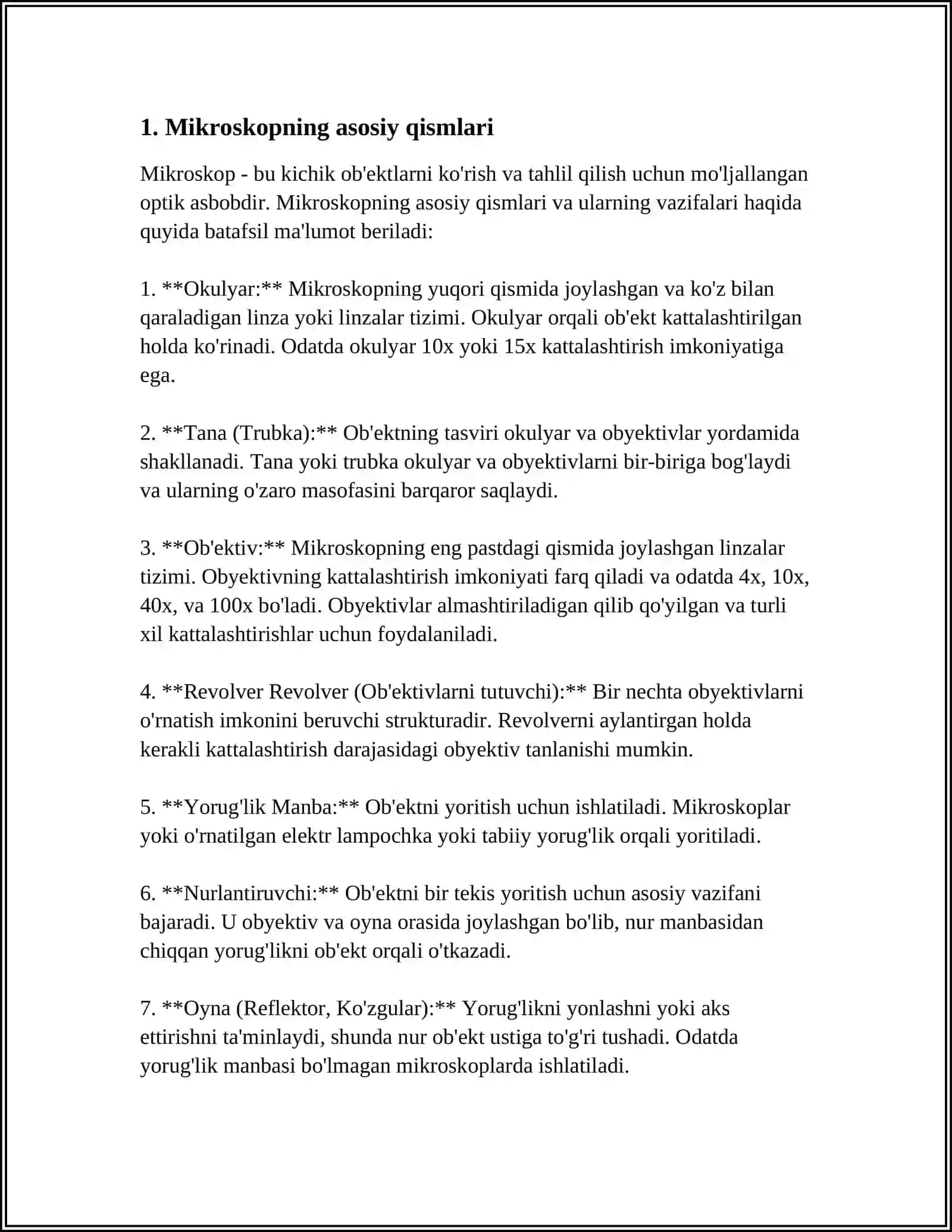 MIKROSKOP TUZILISHI VA UNING KATTALASHTIRISHI 3
