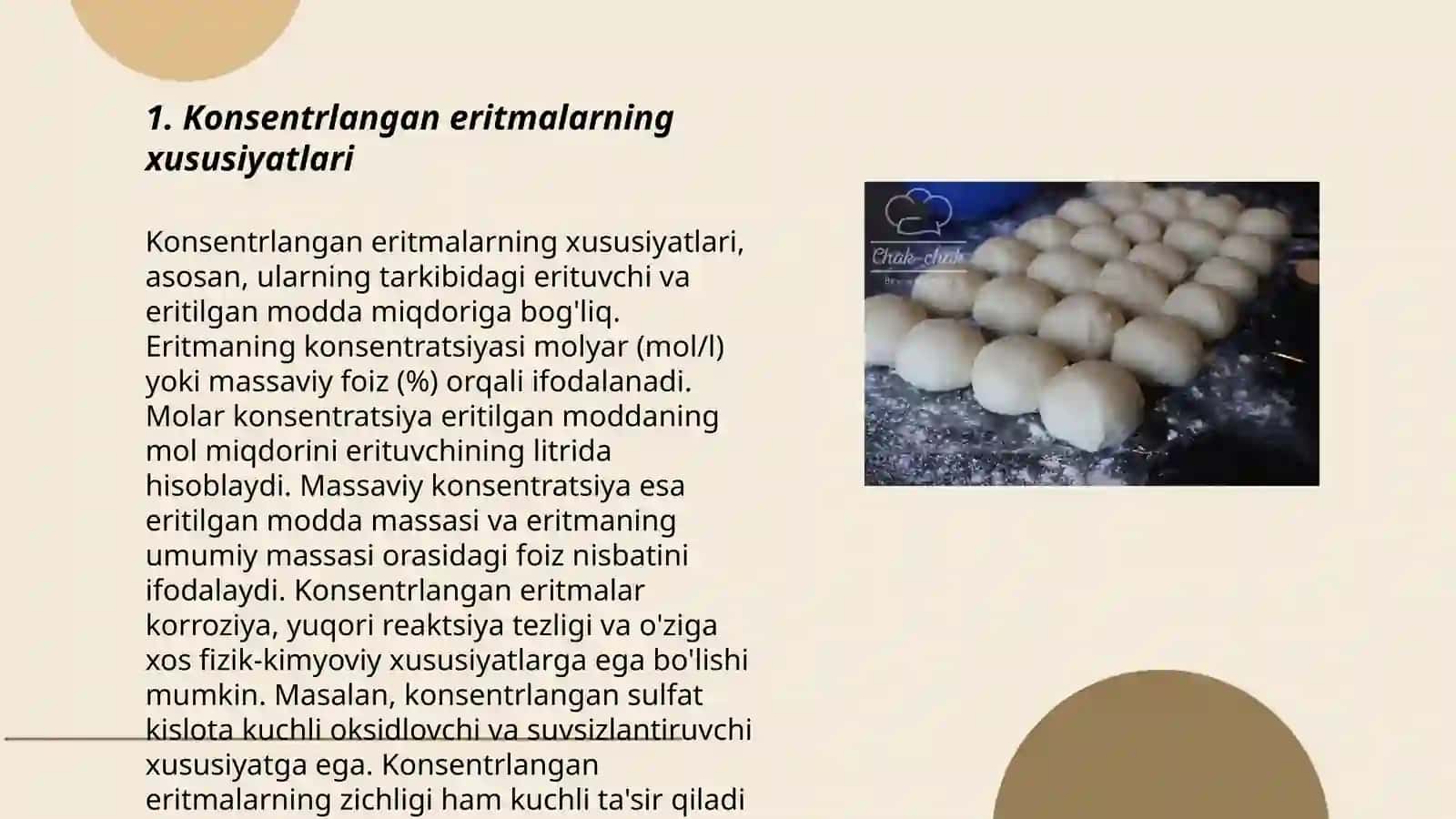 Buyrerka moslamasi Konsentrlangan eritmalarni tayyorlash usullari va murakkab miksturalar tayyorlash 3