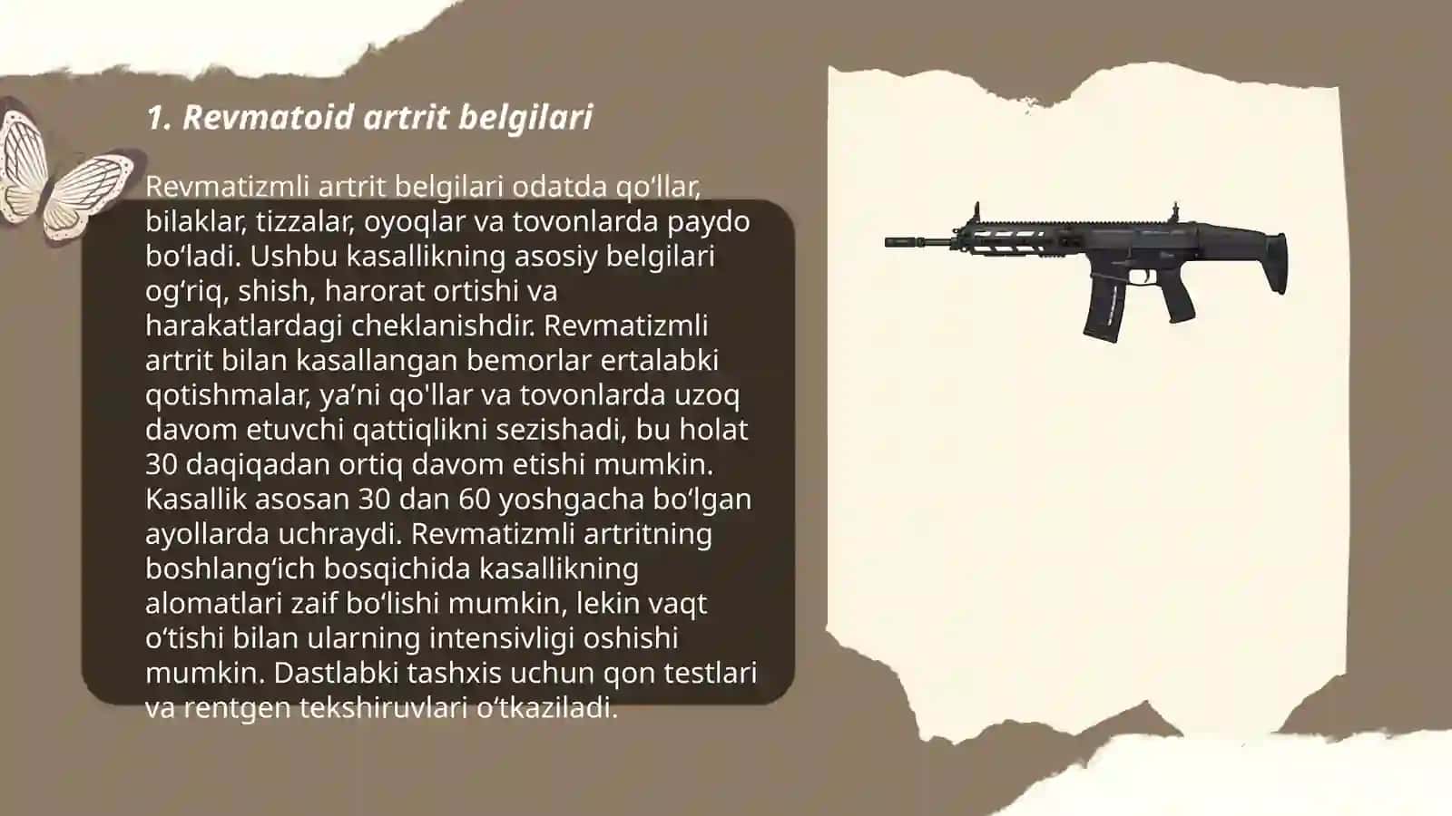 Revmatoidli artridni qiyosiy tashxislash 3