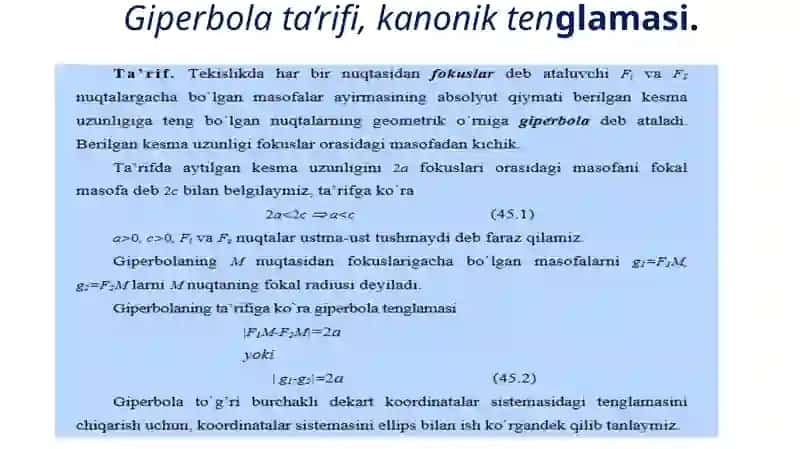 Giperbola tushunchasi 3