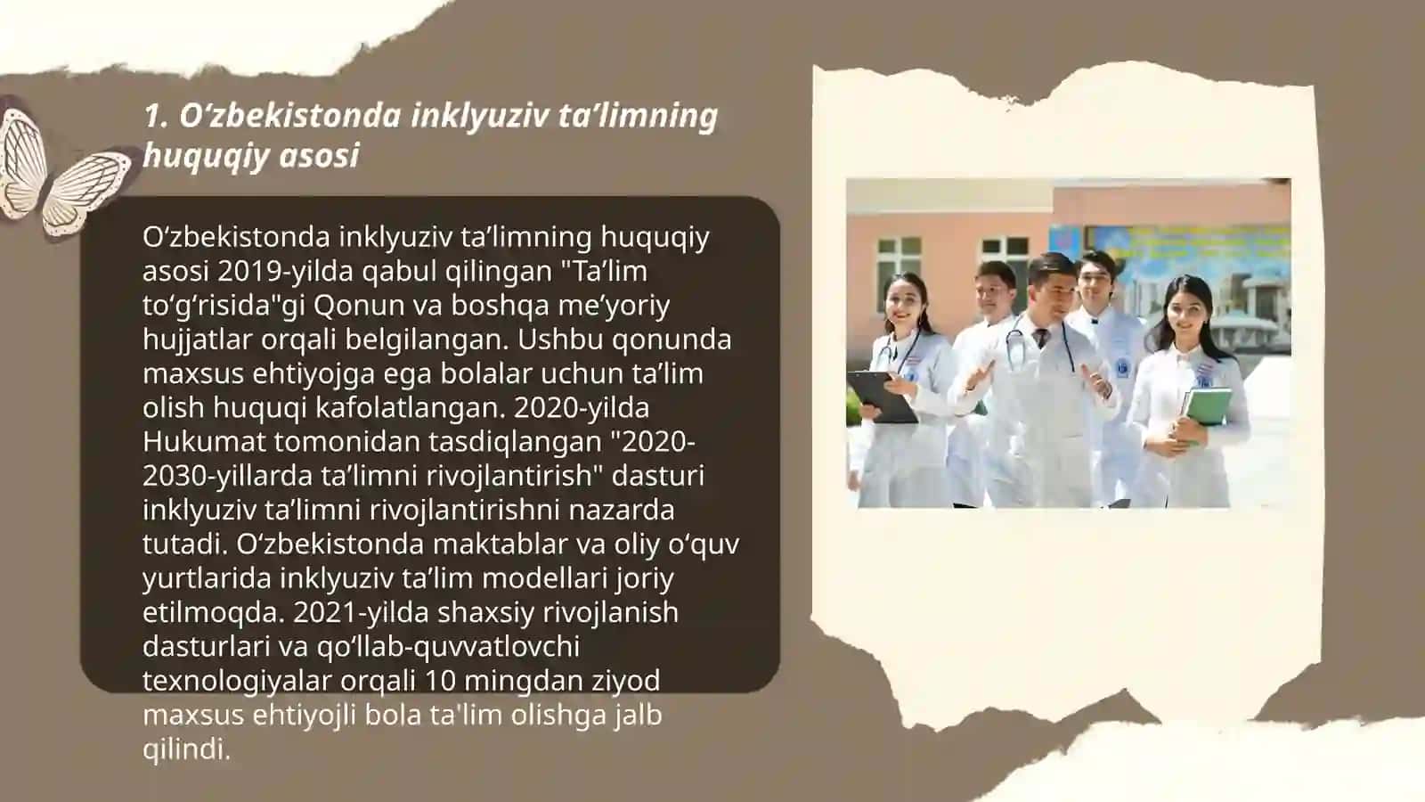 Oʻzbekistonda inklyuziv taʼlimning meyoriy huquqiy bazasini tahlil qilish 3