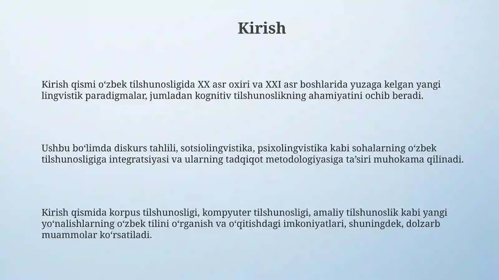 O'zbek tilshunosligida yangı lingvistik paradigmalar 3