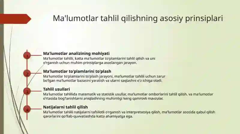 Ma'lumotlar tahlil qilish usullari 3